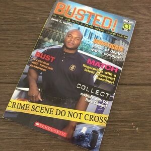 Busted! On the Job with a Crime Scene Investigator paperback book